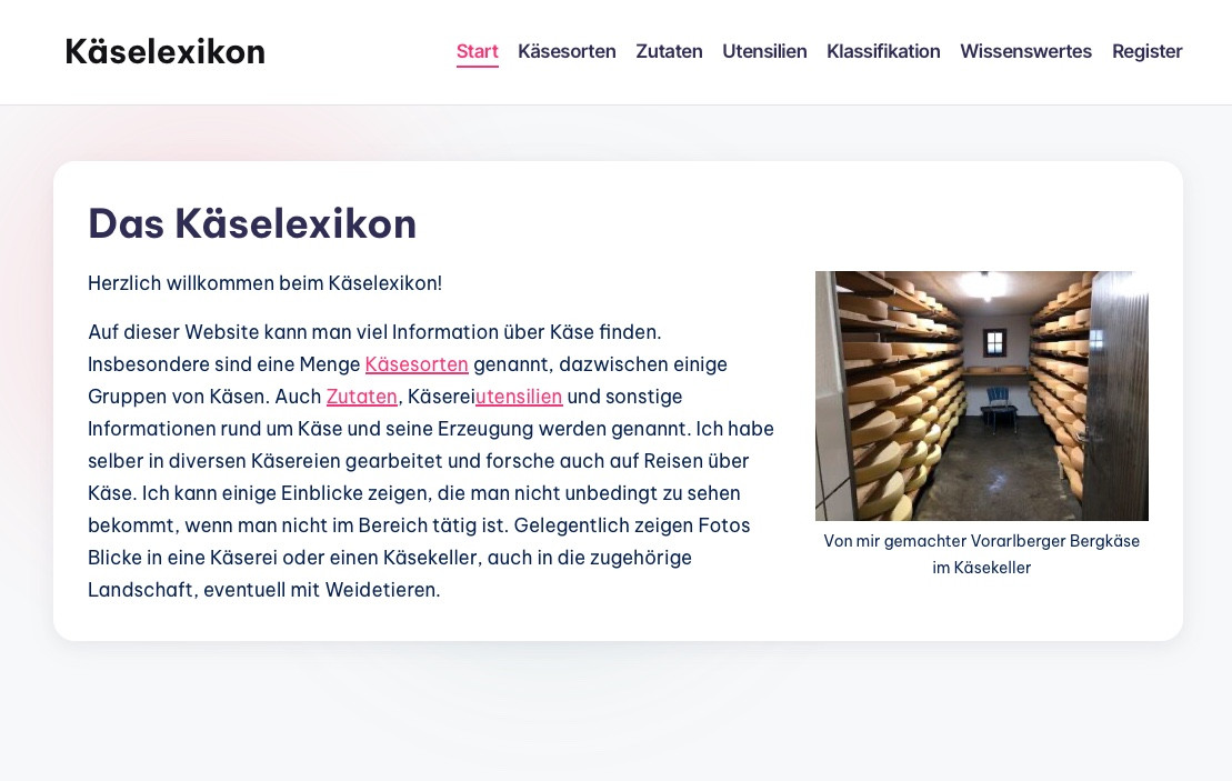 Käselexikon von Gereon Janzing